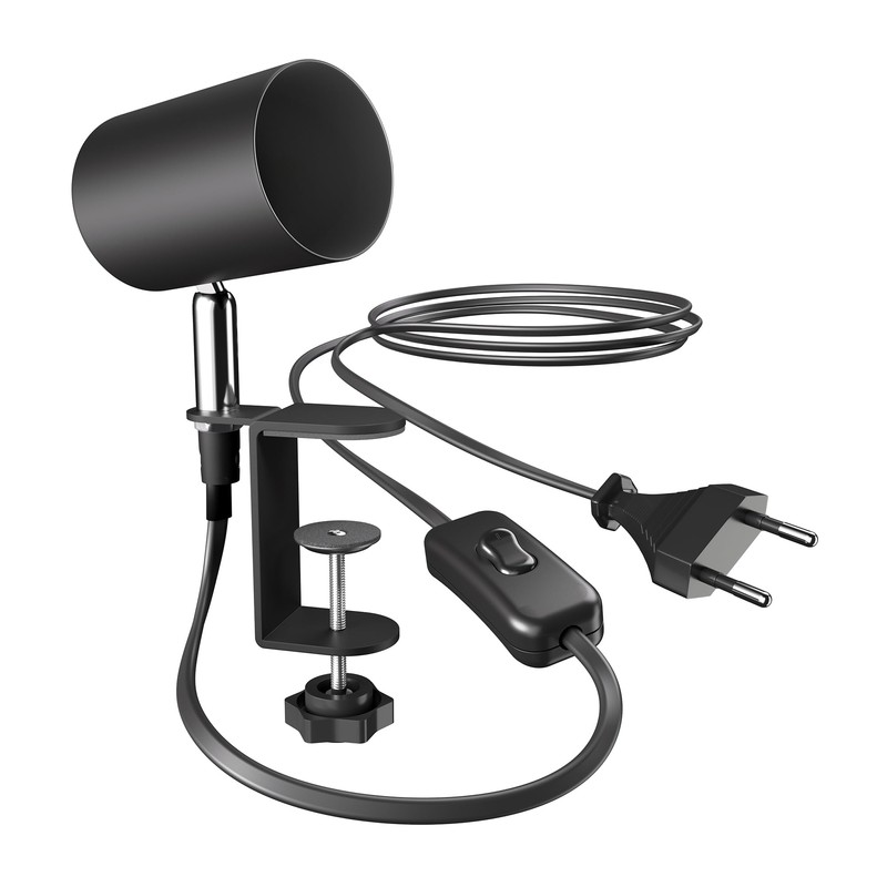 ledscom.de Waika Clamp Light Switch Matte Black 1x GU10 Max.