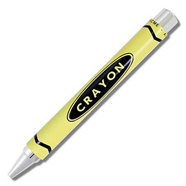 Acme Studios Crayon Chrome Yellow Retractable Roller Ball
