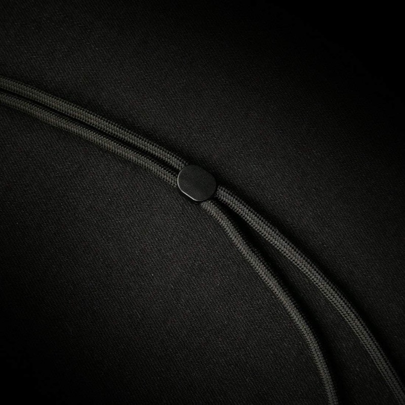 trage.band® Short Adjustable Wrist Strap with Carabiner Hook Black