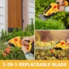SEAHEE Dual-Blade Hedge Trimmer with Interchangeable Blades - Lightweight 2.57lbs