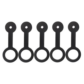 Bestgle 5Pcs RV Shower Door Travel Latch Strap, Flexible Rubber Secure Safe Door Lock Strap for Most Camper Trailer Motorhome Third Wheel, Replace RV Camping Accessories F100158276/ 0273349