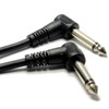 kenable 6.35mm 90 Degree Right Angle Jack Audio Mono Guitar