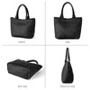 AUACDIY Woven Tote Bag for Women Fashion Woven Bags for