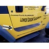 Fits Jeep YJ or TJ Diamond Plate Lower Door Guards