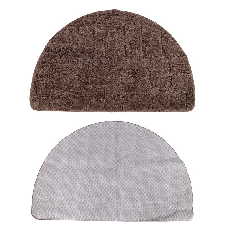 Half Round Shape Super Absorbs Non Slip Floor Mat for