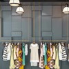 WFDERAN 2 Pcs Height Adjustable Metal Chain Clothing Hanging Racks,Creative