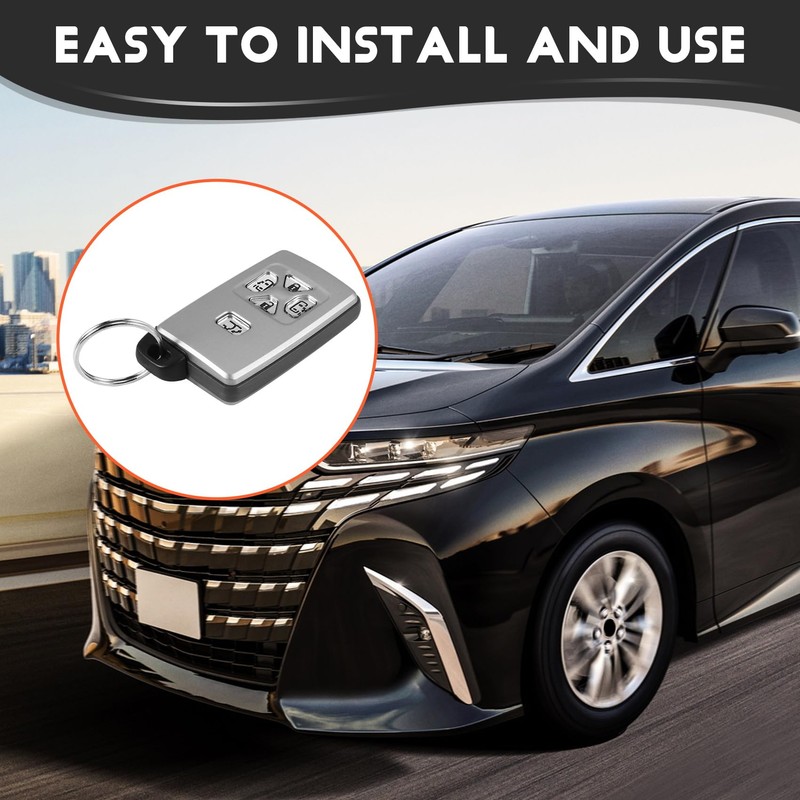 Boerunid Car Smart Card Remote Car Key Shell Case Fob
