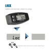 Jayron Digital Wireless Hour Meter,Vibration Activation,Maintenance Reminder,Resettable Job Timer,User Lock