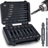 Topec 16PCS Damaged Screw Extractor Set and Left Hand Drill