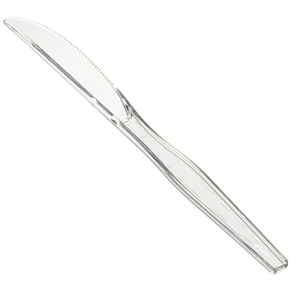 Dixie - B008X61YAI KH017 Clear Heavy-Weight Plastic Knife - 1000 / CS