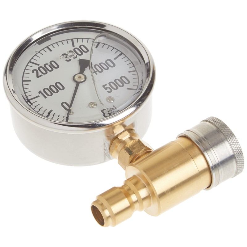Northstar Pressure Washer Pressure Gauge - 5000 PSI, 3/8in. Fitting