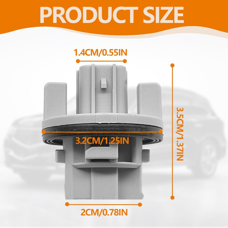 SYudwen 2pcs 7440 Front Turn Signal Light Bulb Holder, Turn