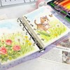 Sticker Book, a7 Girls, Sticker Notebook, Mount, Transparent Binder, Refill,