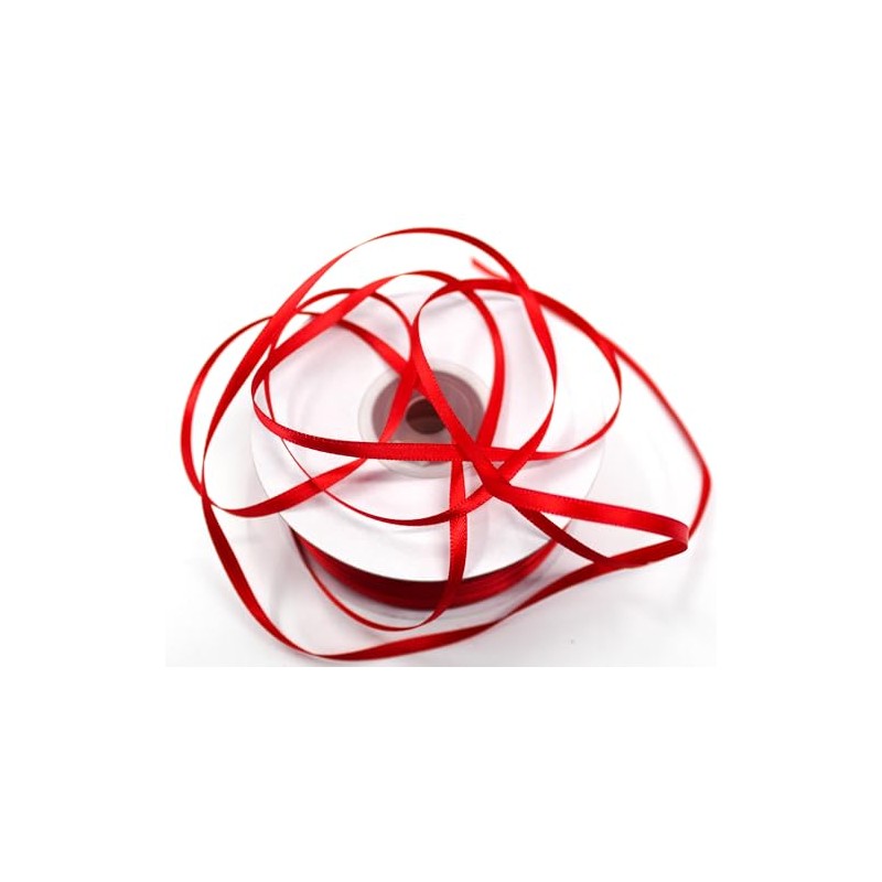 CaPiSo Double-Sided Shiny Premium Quality Satin Ribbon Flowing Satin Decorative