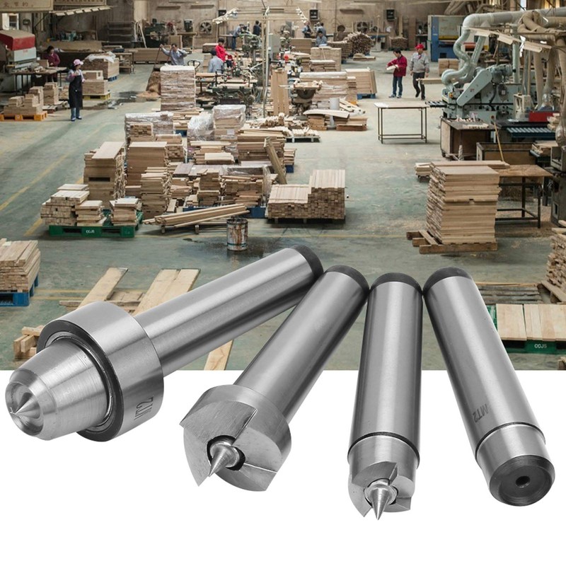 MT2 Live Centre Lathe, 4 Piece Centring Tip Tailstock Rotary