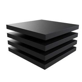 USA Made RV Leveling Jack Flex Pads 9" – Heavy-Duty Rubber Jack Pads (4-Pack) – Non-Slip, Shock-Absorbing Stabilizer Mats for Camper & Trailer – Prevent Sinking & Sliding