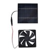 Solar Powered Exhaust Fan 10W Single Fan Waterproof Solar Panel
