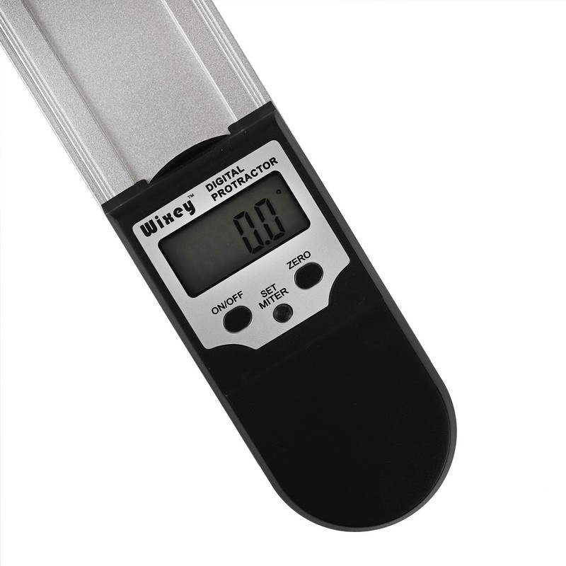 8" (203mm) Wixey Digital Protractor with Miter Function