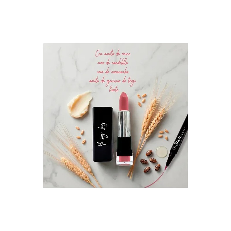 Labial Natural Mate Hidratante En Barra + Brillo Shelo