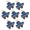 DWEII 7PCS IR Infrared Slotted Optical Optocoupler Module Speed Measuring