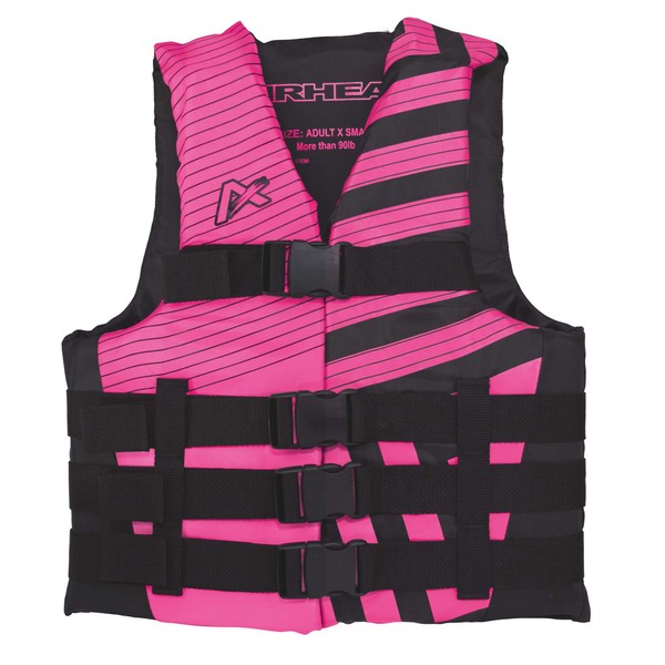 Airhead Women’s Trend Life Jacket, Coast Guard Approved, Small/Medium, Pink