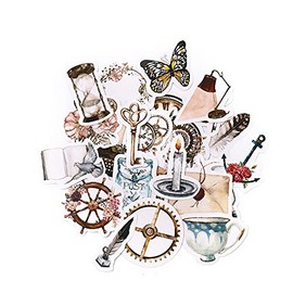 Vintage Ephemera Floral Rose Journal Scrapbook Retro Labels Paper Stickers