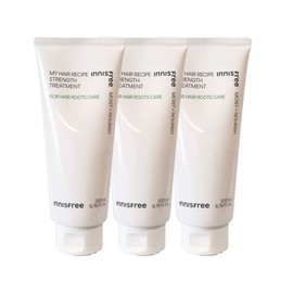 Innisfree My Hair Recipe Strength Treatment Hair Root Care 200ml x 3 / 이니스프리 마이 헤어 레시피 스트렝스 트리트먼트 모근케어용 200ml x3개