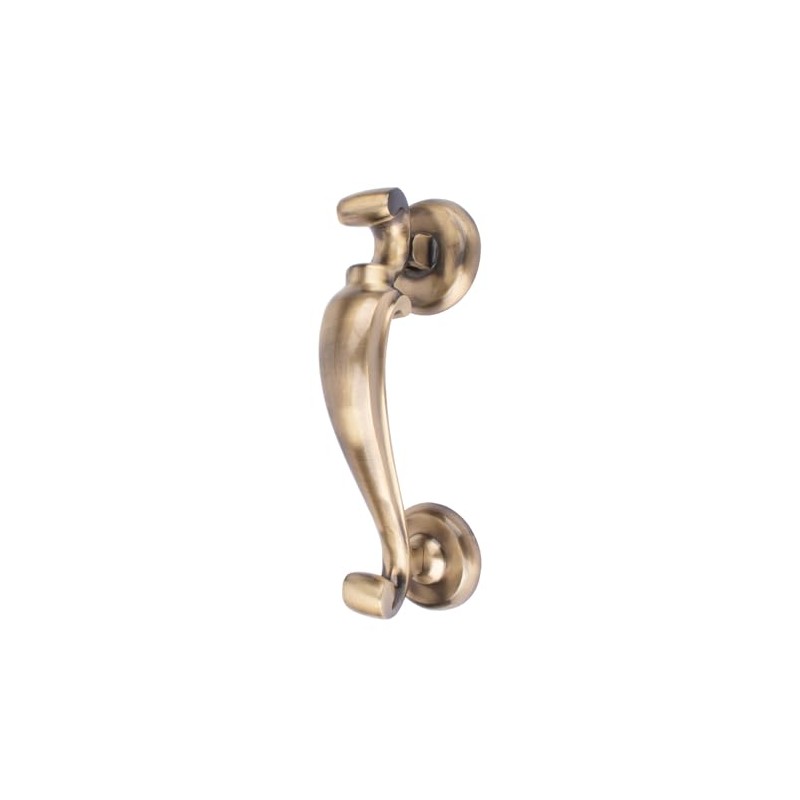 Dart Heavy Cast Brass Slim Doctor Door Knocker 180mm x