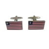 Kiola Designs Liberia Flag Cufflinks