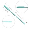 Mekupeu 50Pcs Varita de Máscara de Silicona, Cepillos Desechables para
