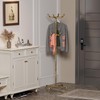 THRONKENGER Industrial Coat Rack, Metal Pipe Coat Rack Stand Freestanding