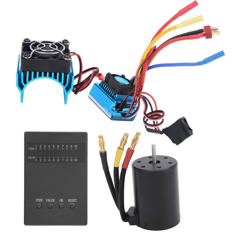 3650 Motor 2300KV+ 120A Brushless ESC + Program Card +