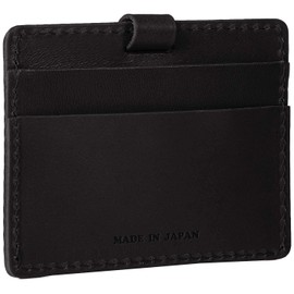 Black_2 Tochigi Leather Pass Case, Commuter Card Holder, Women's, Men's, Neck, Employee ID, Student ID, Neck Strap Included, Genuine Leather, Horizontal Commuter Passes, IC Card Holder, Made in Japan, Genuine Leather, Nume Leather, Cowhide Leather, Domestic Commuter Case 10379-100-100c