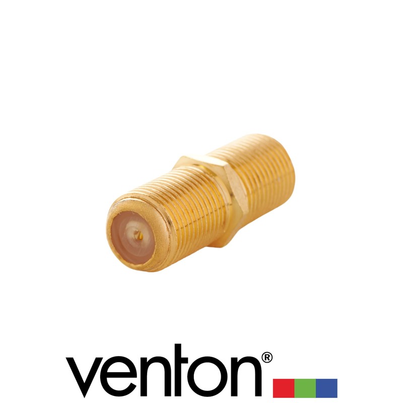 VENTON 16x F-Connector 7 mm with 8x Gold-Plated F-Connectors: with