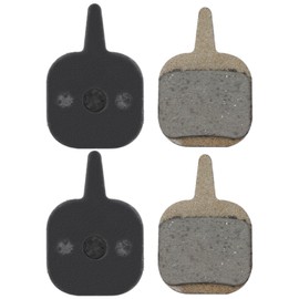 2 Pairs Bicycle Disc Brake Pads Resin Semi-Metallic 4mm Thickness Compatible With Tektro IO Mountain Bike Replacement Parts