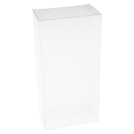 Plymor Clear Folding Action Figure Storage / Display Protector Box, 2.75" W x 1.75" D x 5.5" H, fits 4.25" - 5" Figures, 10-Pack