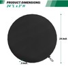 Heavy Duty Dartboard Cover - 600D Oxford Waterproof Protective Outdoor