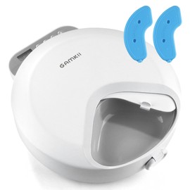 Automatic Cat Feeder Wet Food, Battery Operated Auto Wet/Dry Food Feeder with 2 Ice Packs, Cordless Programmable Timer Pet Auto Dispenser for Cat and Small & Medium Dog (4-Meals & Battery Included)