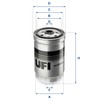UFI Filters Filters 24.012.00 Diesel Filter