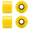 PUENTE 4pcs 60x45mm Skateboard Wheels 78A Longboard Cruiser Wheels Replacement