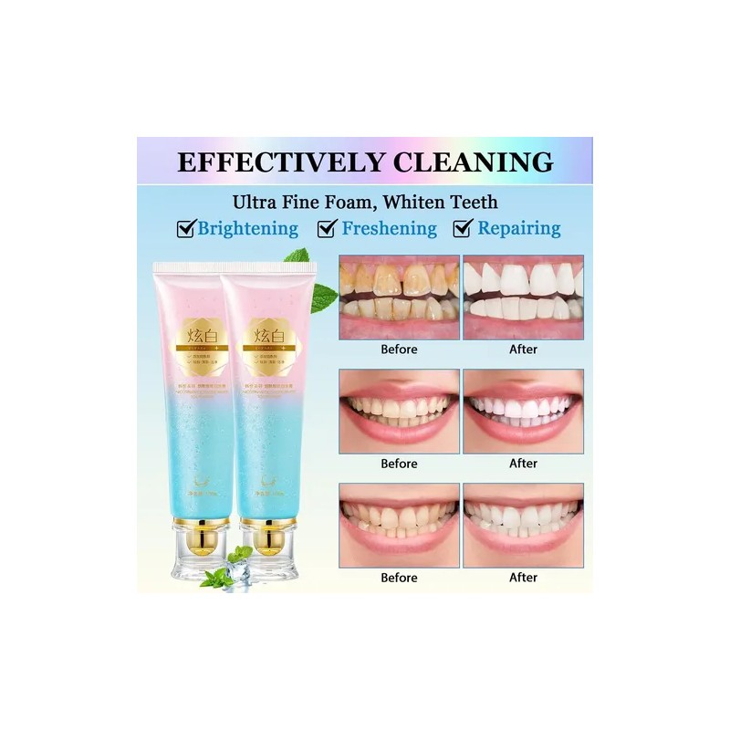 2pcs Niacinamides Intensive White Toothpastes