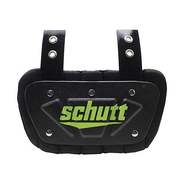 Schutt Sports Football Backplate for Shoulder Pads, Youth, Neon Green / Black