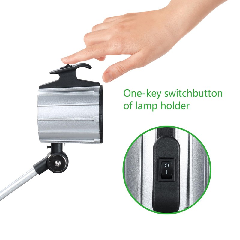Xapolu LED Machine Work Light with 22In Alloy Arm, 12W