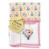 REP Pink Bouquet Kitchen Cloth Light Pink Size: Approx. 11.8