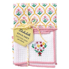 REP Pink Bouquet Kitchen Cloth Light Pink Size: Approx. 11.8 x 11.8 inches (30 x 30 cm) 566800