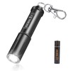 BORUIT RJ11 Small Keychain Flashlight, Mini Compack EDC Flashlights AAA