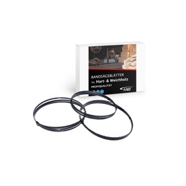 SMI Set of 3 Wood Band Saw Blades 1400 x 6 x 0.65 mm 6 ZpZ e.g. for Scheppach HBS30 Saw Band