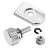 Amazicha Chrome Seat Bolt Nut Tab Screw Mount Knob Cover