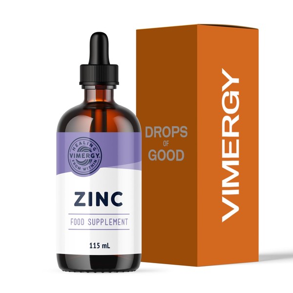Vimergy Organic Zinc Supplements For Women & Men (7.5mg Liquid