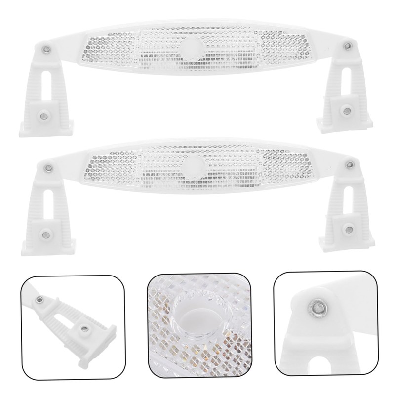 Parliky 1 Pair Reflective Sheet Cycling Reflector Bicycle Spoke Reflectors